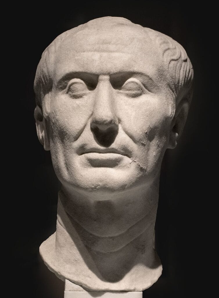 Marble bust of Julius Caesar, Tusculum portrait (mid‑1st century BC)