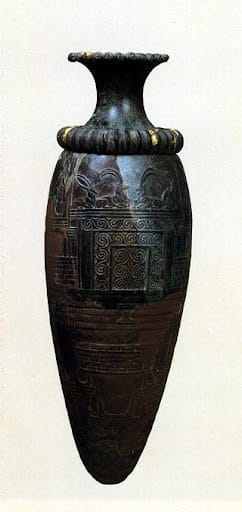 Inscribed stone vessel from Minoan religious site