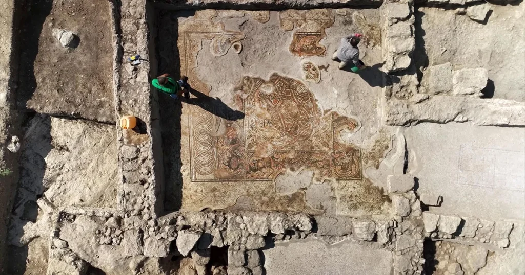 Sprawling Samaritan agricultural villa with fruit-and-veg mosaics unearthed near Kafr Qasim